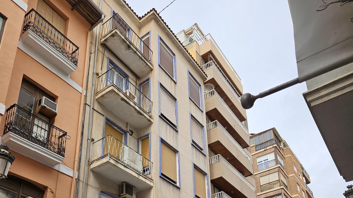 Zona de edificios de Alicante donde ocurrió el accidente.