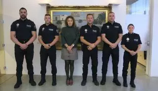 La Policía Local de Sant Antoni presenta a cuatro nuevos agentes