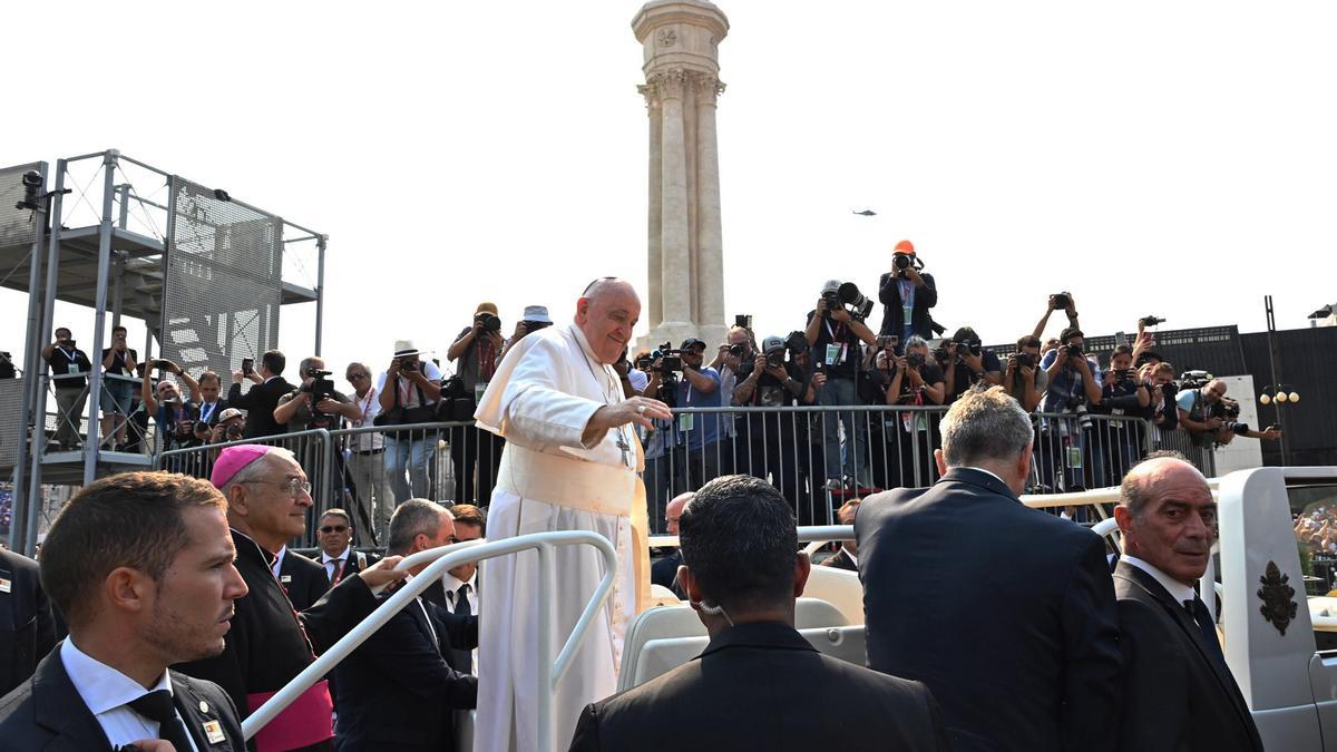 Pope Francis at World Youth Day Lisbon 2023