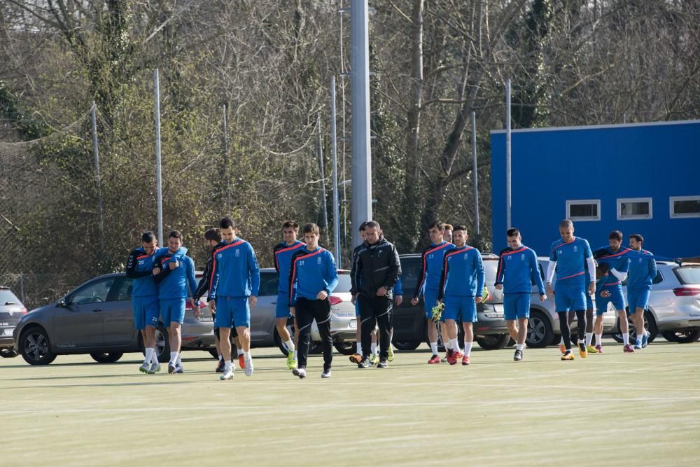 Entrenamiento del Real Oviedo