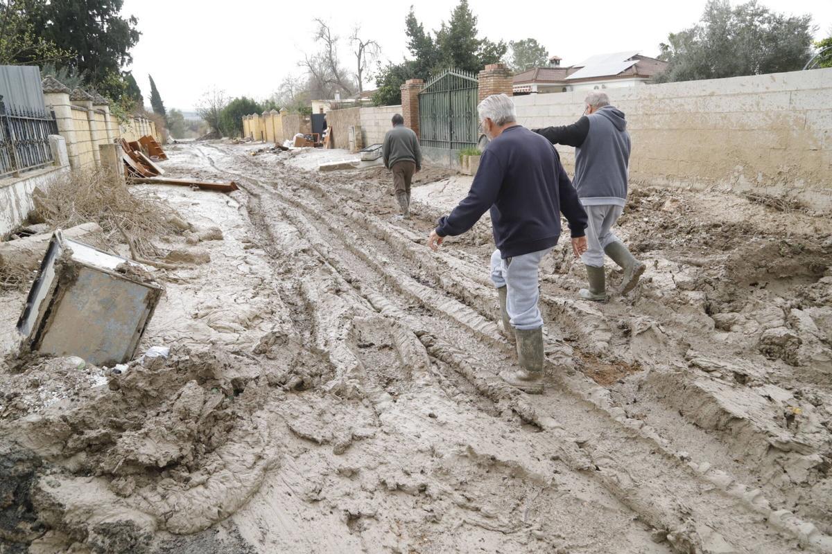 Guadalvalle, un mes después de las inundaciones.