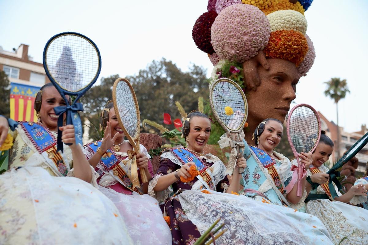 Las mil caras de Carmen Prades, Marta Mercader y las cortes de honor 2026 en la Batalla de Flores