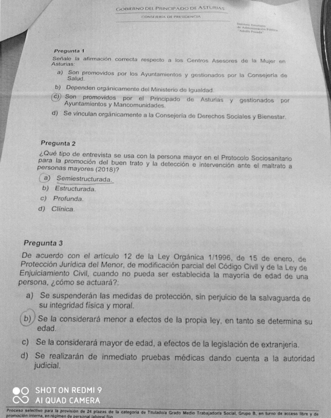 Examen Trabajo Social