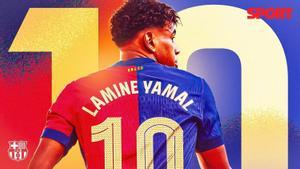 Lamine será el próximo 10 del Barça