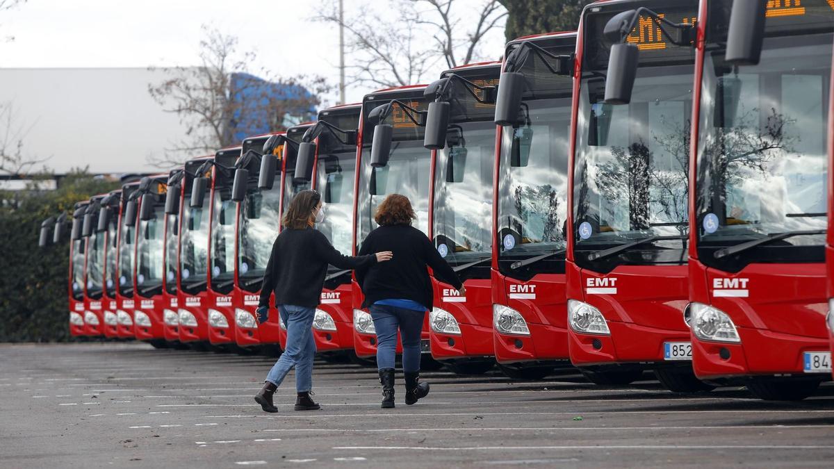Flota de autobuses de la EMT