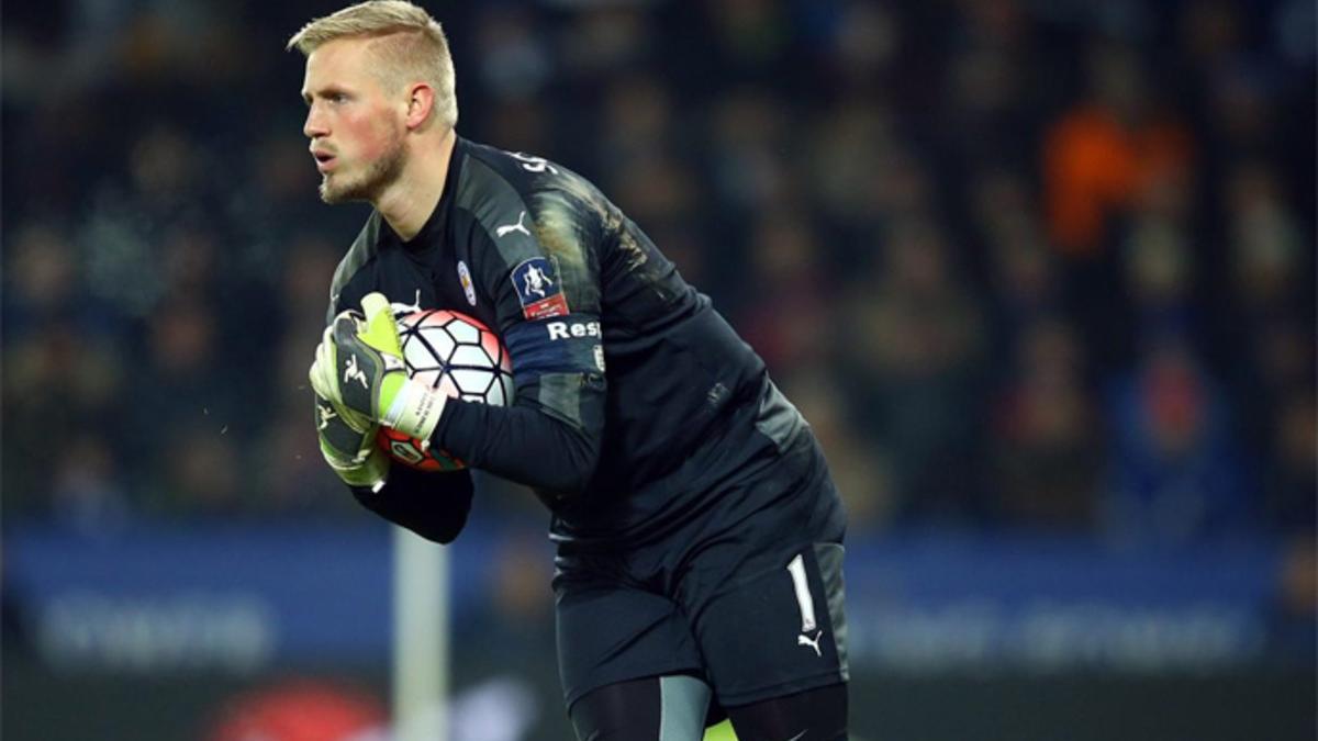 Kasper Schmeichel, portero del Leicester