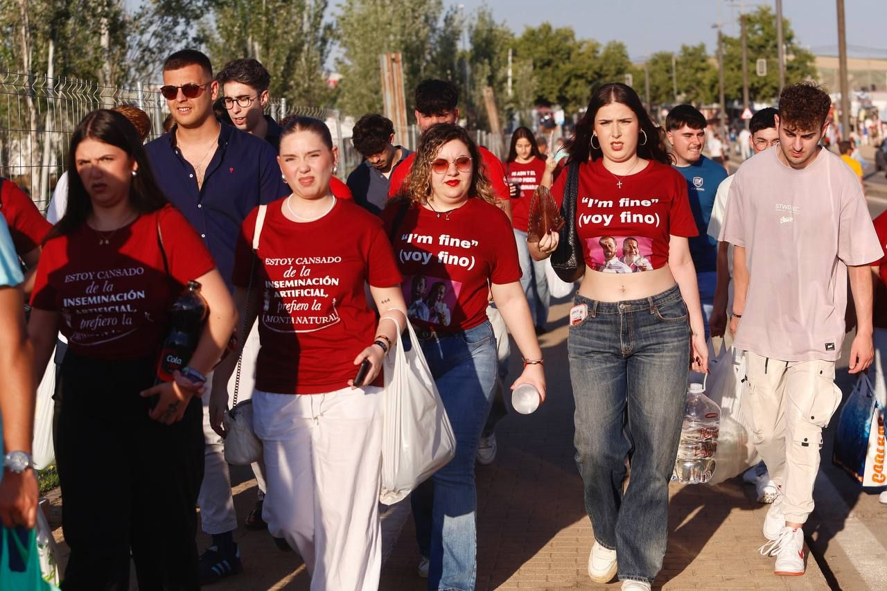 Botellón multitudinario en el miércoles de Feria