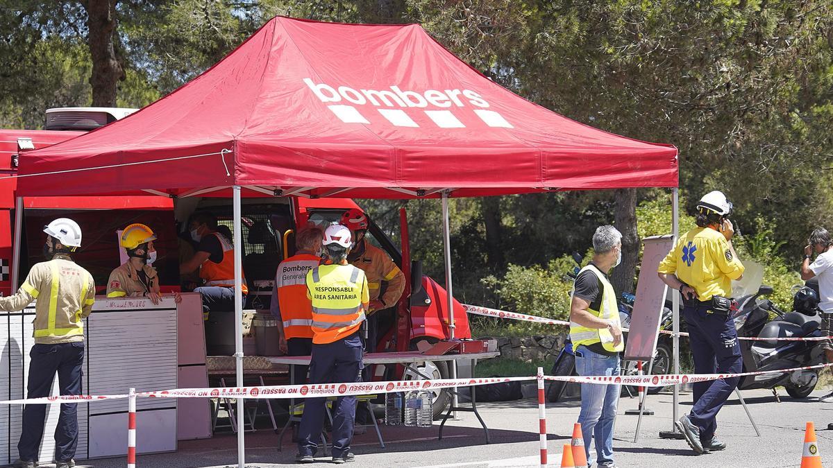 Incendi entre Lloret i Tossa