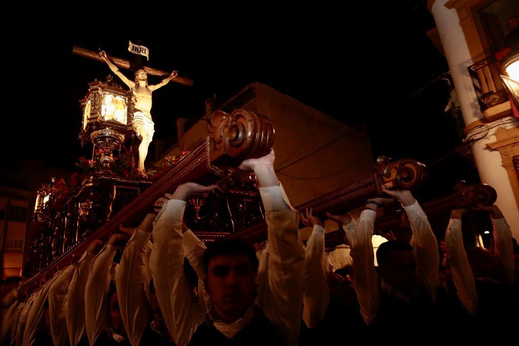 Imágenes del encuentro de las tres imágenes de la Archicofradía del Cristo de la Sangre de Lorca