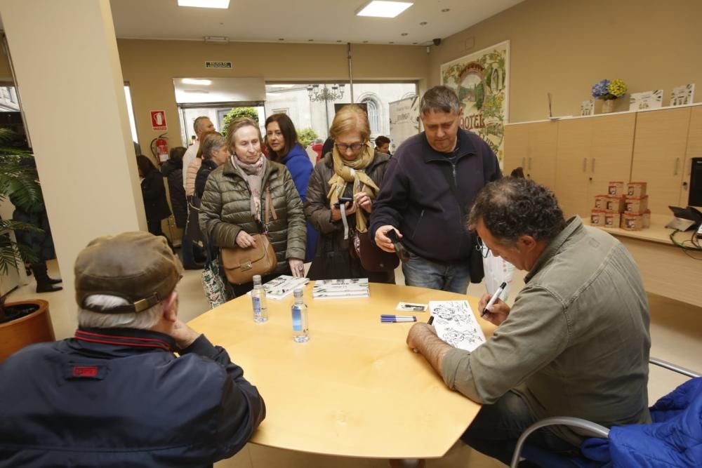 Firma de libros de Davila y Gogue en Vigo