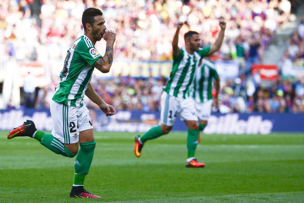 Las mejores imágenes del partido entre el Barcelona y el Betis.