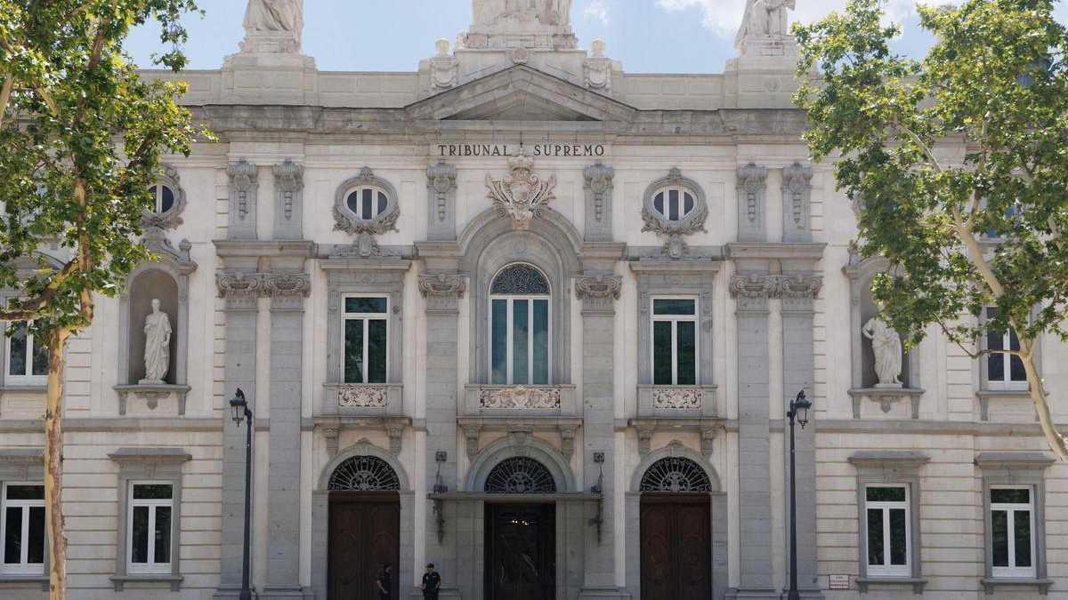 Façana del Tribunal Suprem, en una imatge d'arxiu.