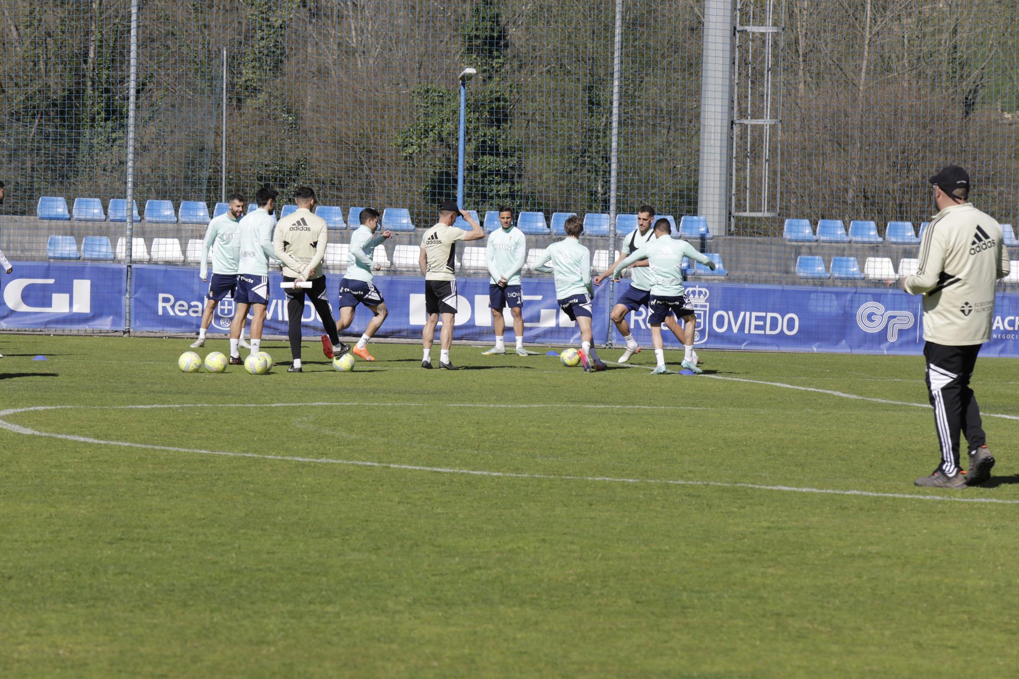 EN IMÁGENES: el entrenamiento del Oviedo