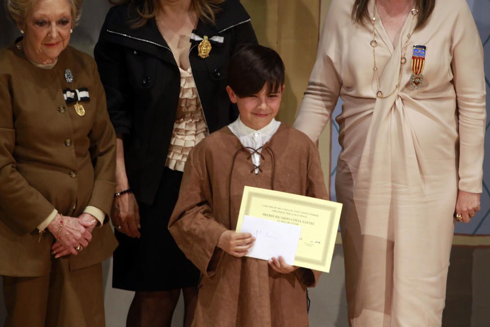 Entrega de premios del concurso de Miracles de Sant Vicent