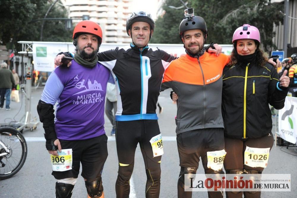 Murcia Maratón. Salida patinadores