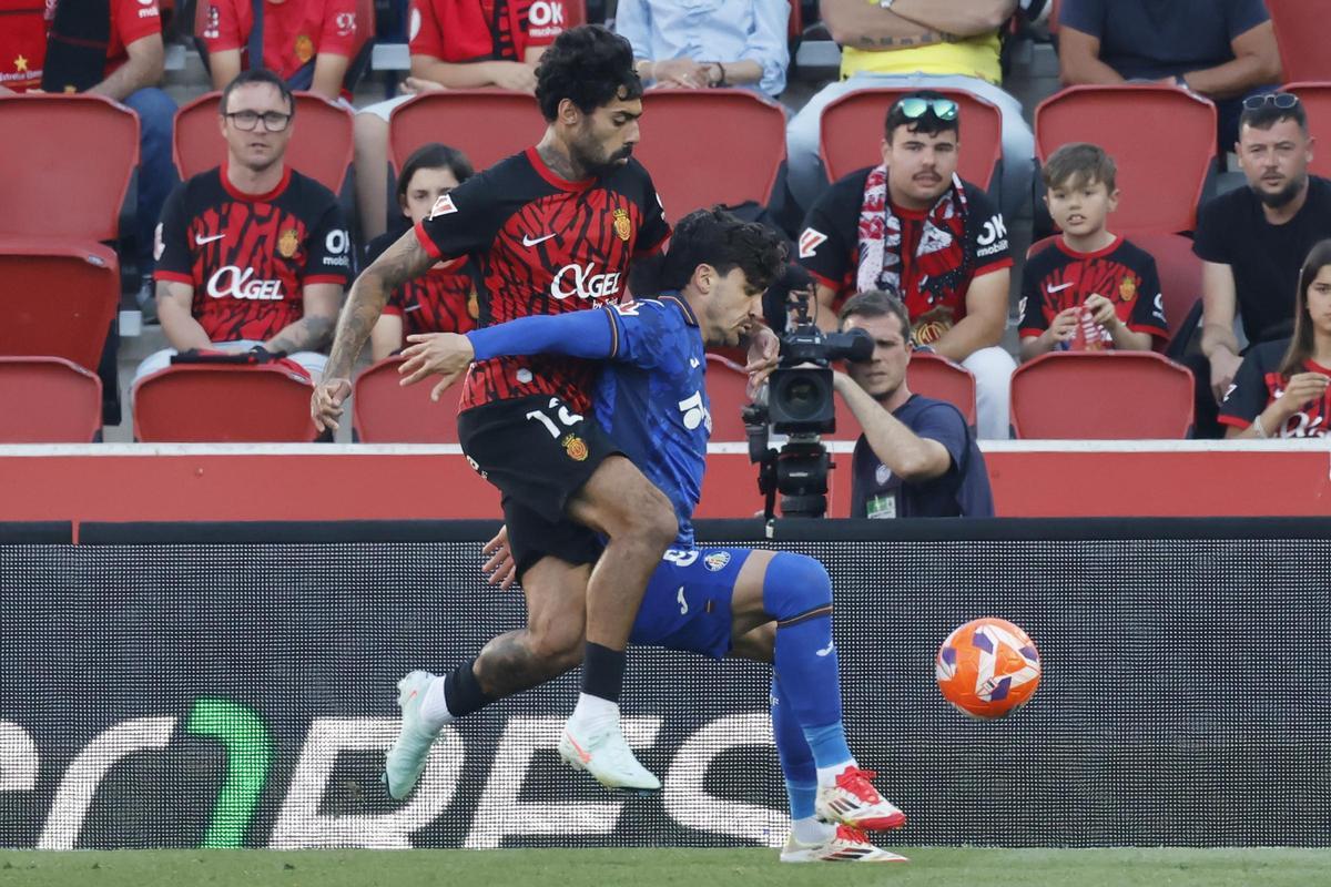 0-0. El Getafe perdona en el primer tiempo a un Mallorca dormido