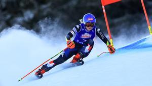 Shiffrin, en un descenso esta temporada