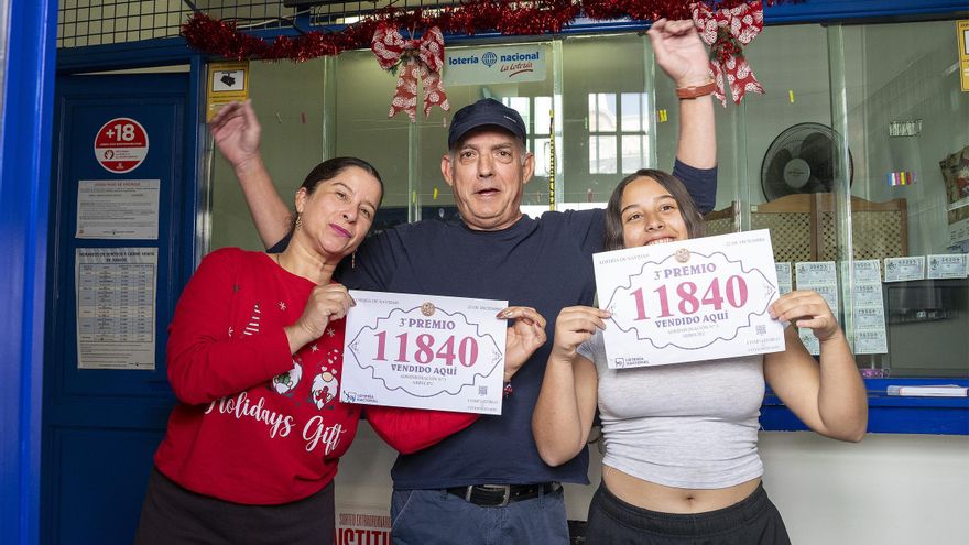 Arrecife, la más agraciada en el sorteo de la Lotería de Navidad con el tercer premio en Lanzarote