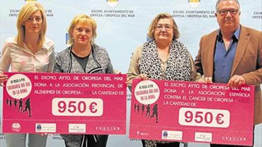 Orpesa reparte dos cheques solidarios