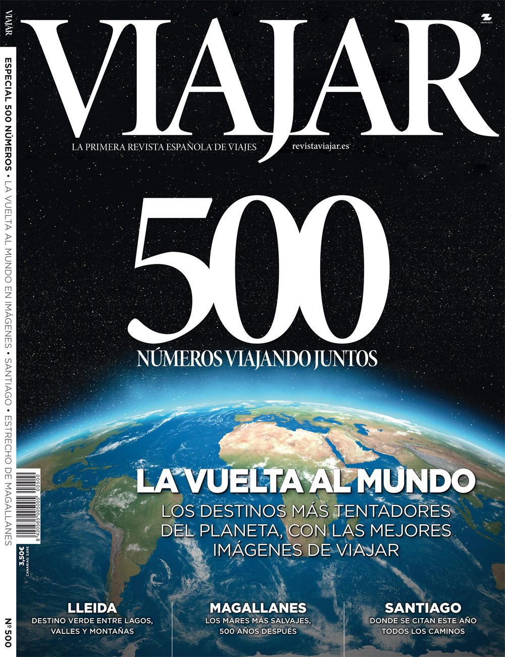 Portada del número 500 de la revista