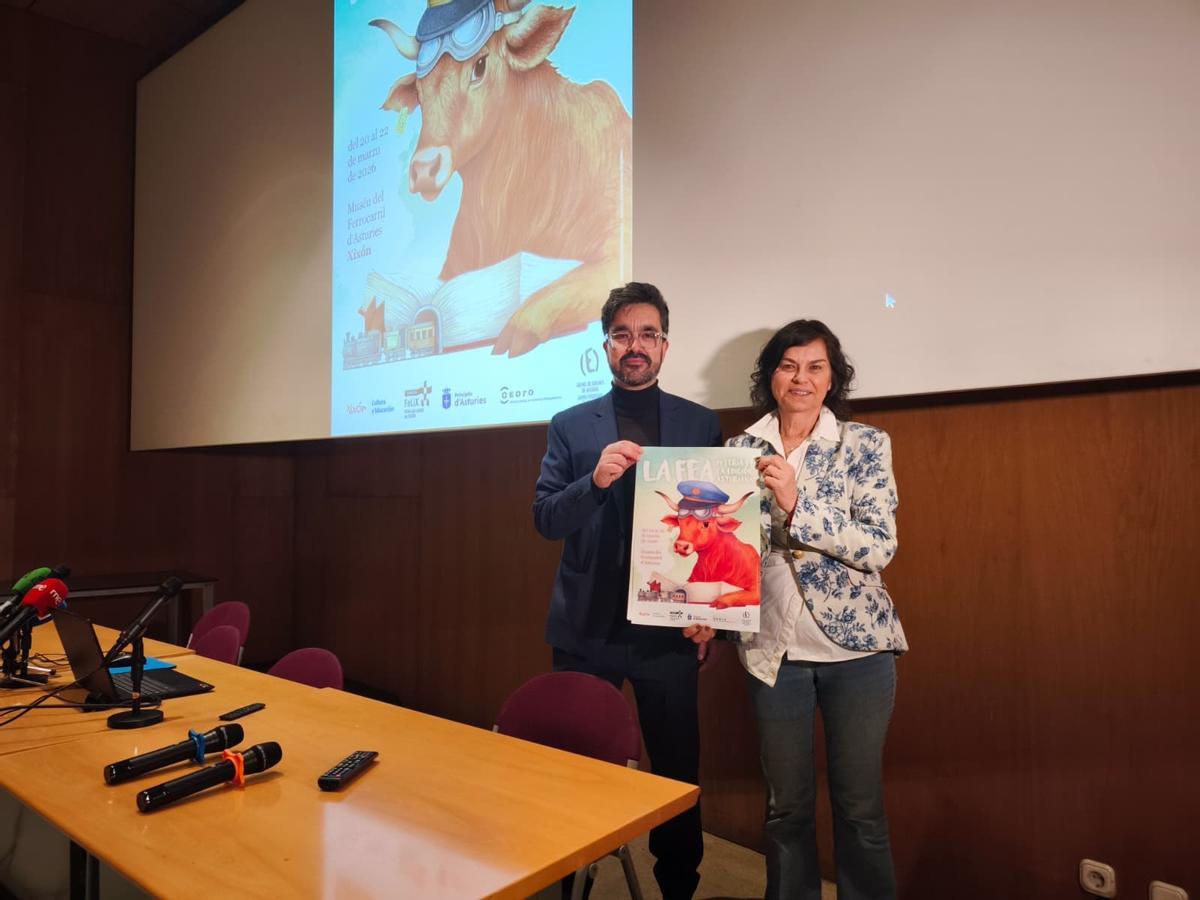 Daniel Álvarez y Montserrat López Moro, en la presentación de La FEA 2026.