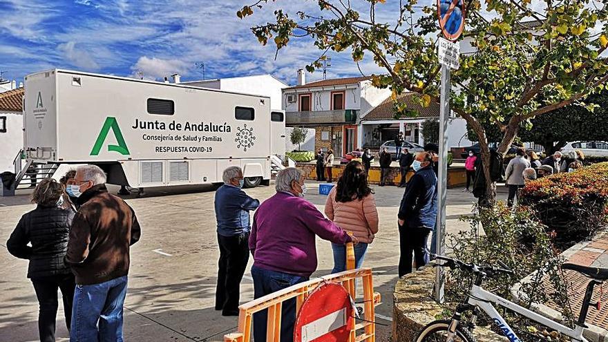 Unidad de cribado de la Junta en Cuevas del Becerro.