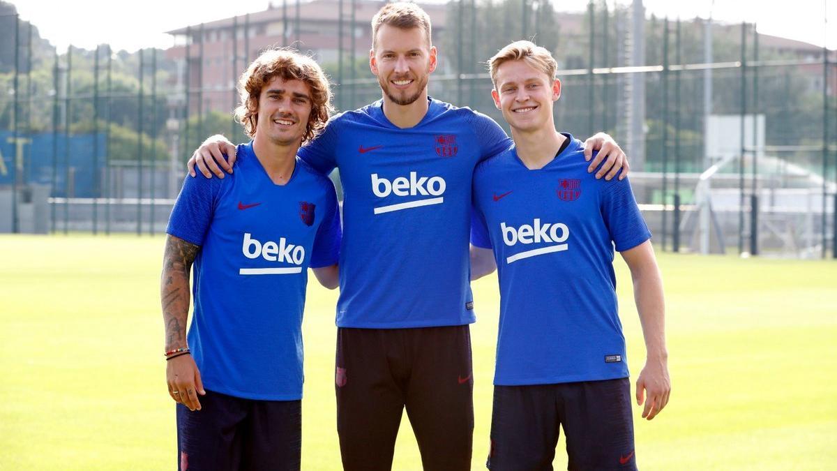 Griezmann, Neto y De Jong, los tres fichajes del Barça 19-20.