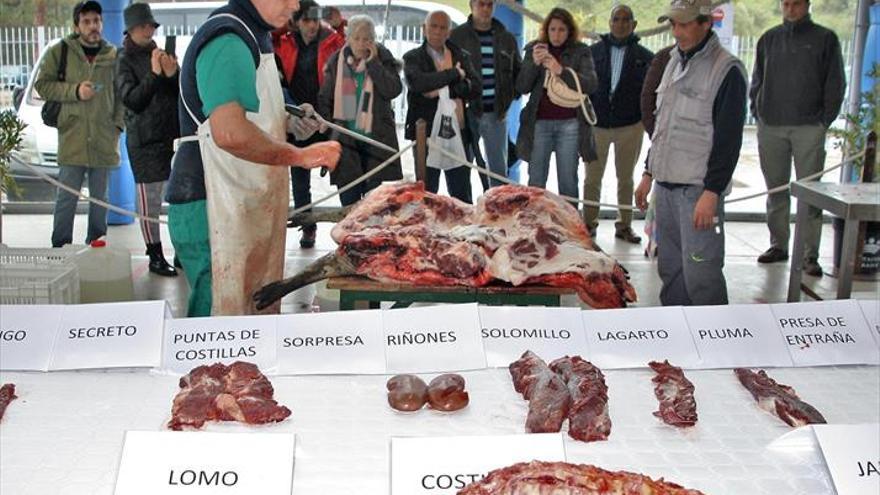 El rito de la matanza tradicional atrae a centenares de visitantes