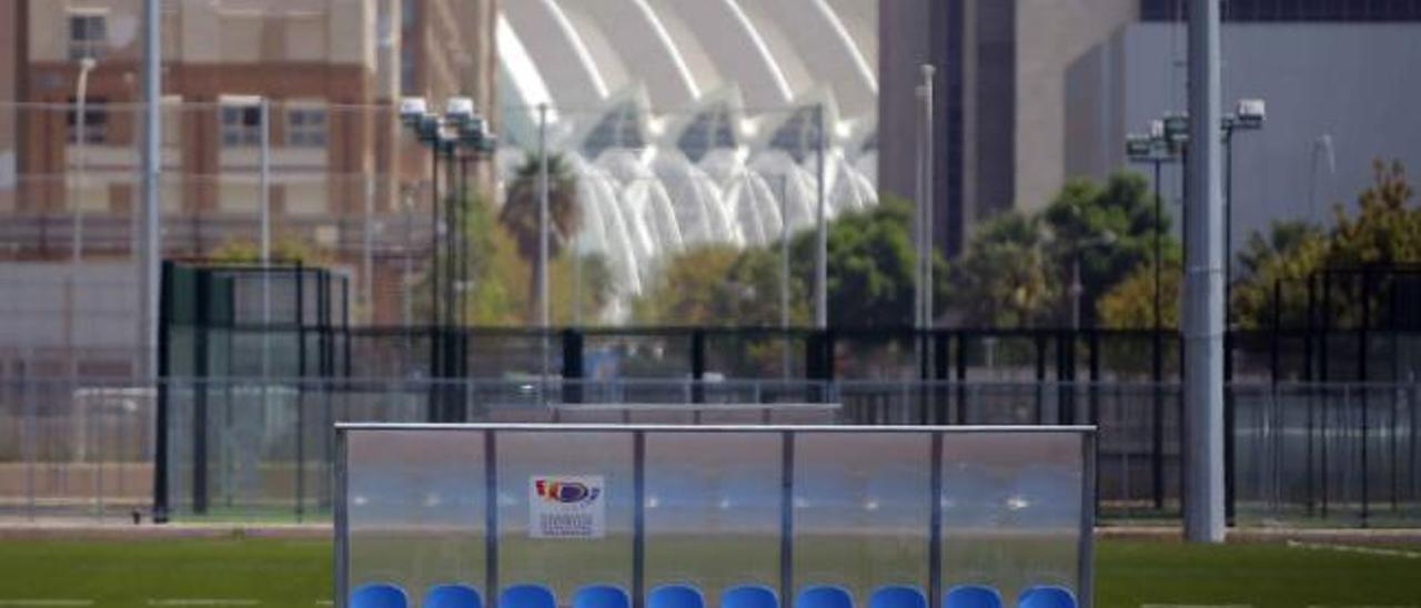 Uno de los campos nuevos de la Ciudad del Rugby, recién inaugurado.