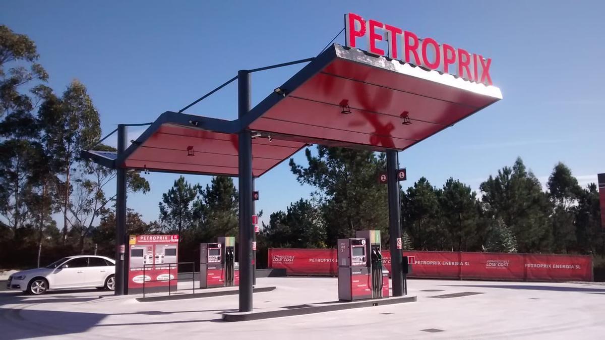 Gasolinera automática de la red de Petroprix. 