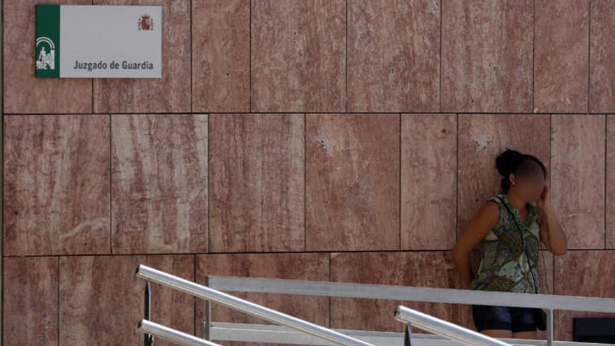 Entrada a los juzgados de guardia de la capital en la Ciudad de la Justicia.