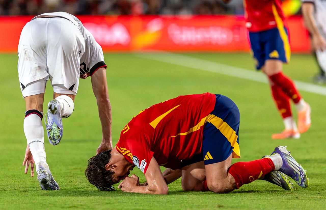 España - Georgia, en imágenes