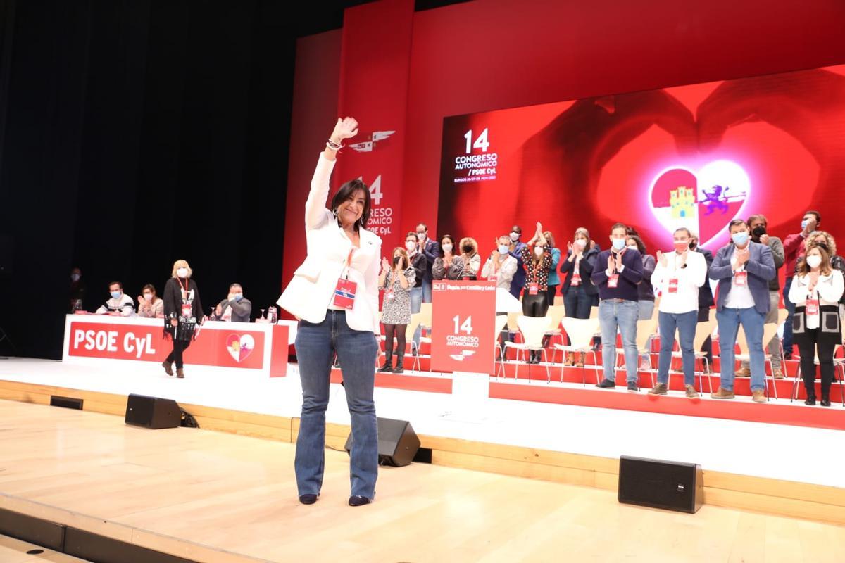 Ana Sánchez en el congreso de Burgos celebrado este fin de semana.