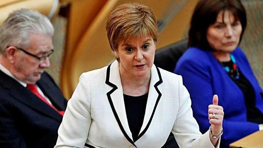 La primera ministra escocesa, Nicola Sturgeon