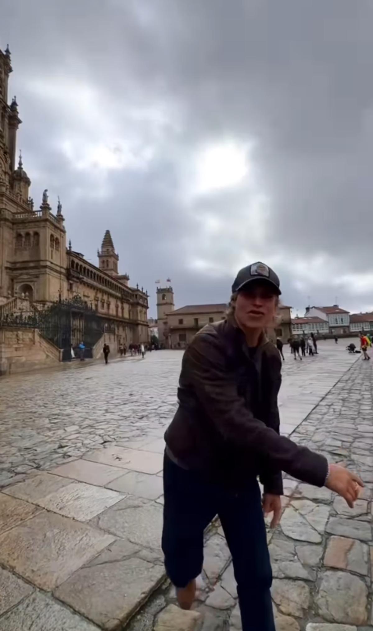 Carlos Baute en el Obradoiro