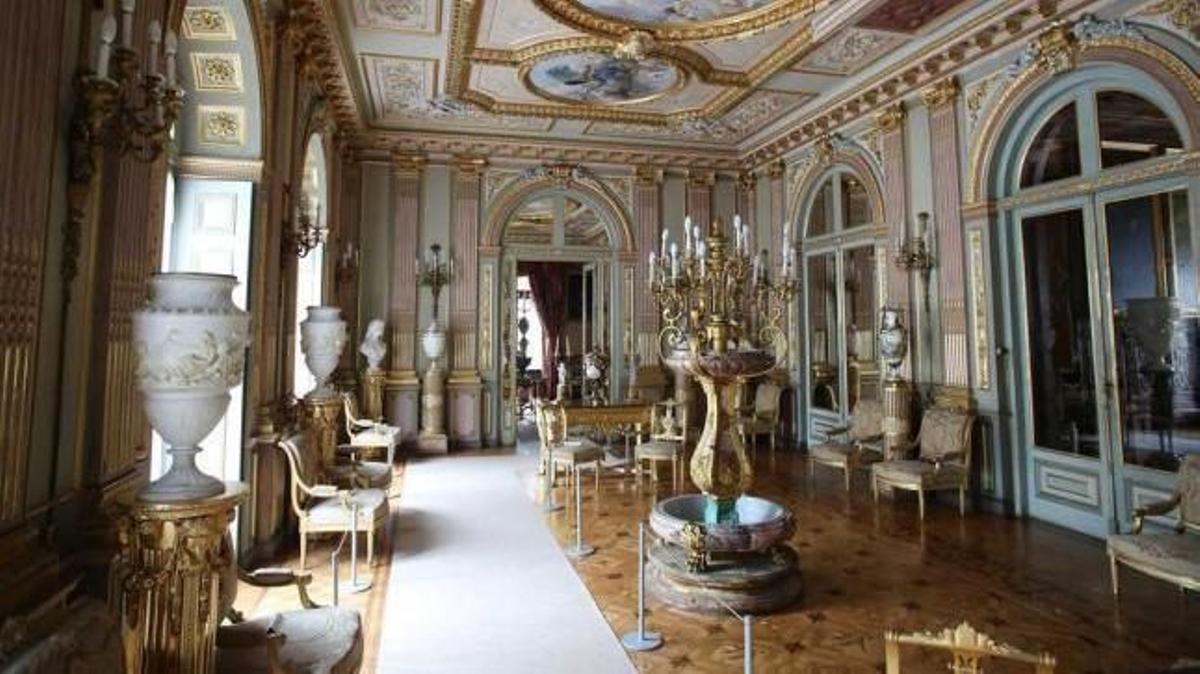 Interior de la Quinta de los Selgas en el Pito.