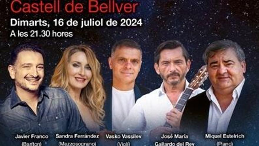 El Castell de Bellver acoge a grandes maestros de la música española