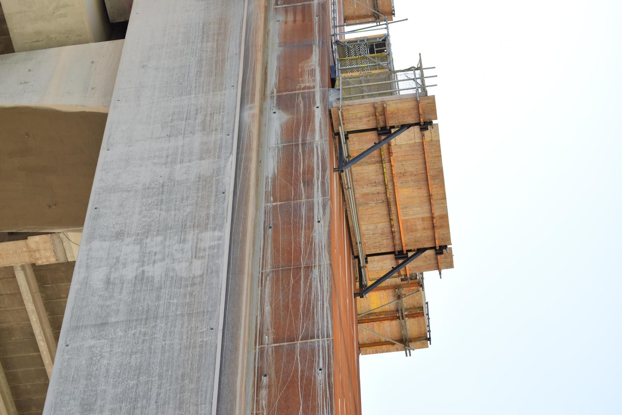 Puente del Centenario en obras