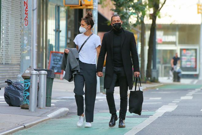 Katie Holmes y su pareja, Emilio Vitolo