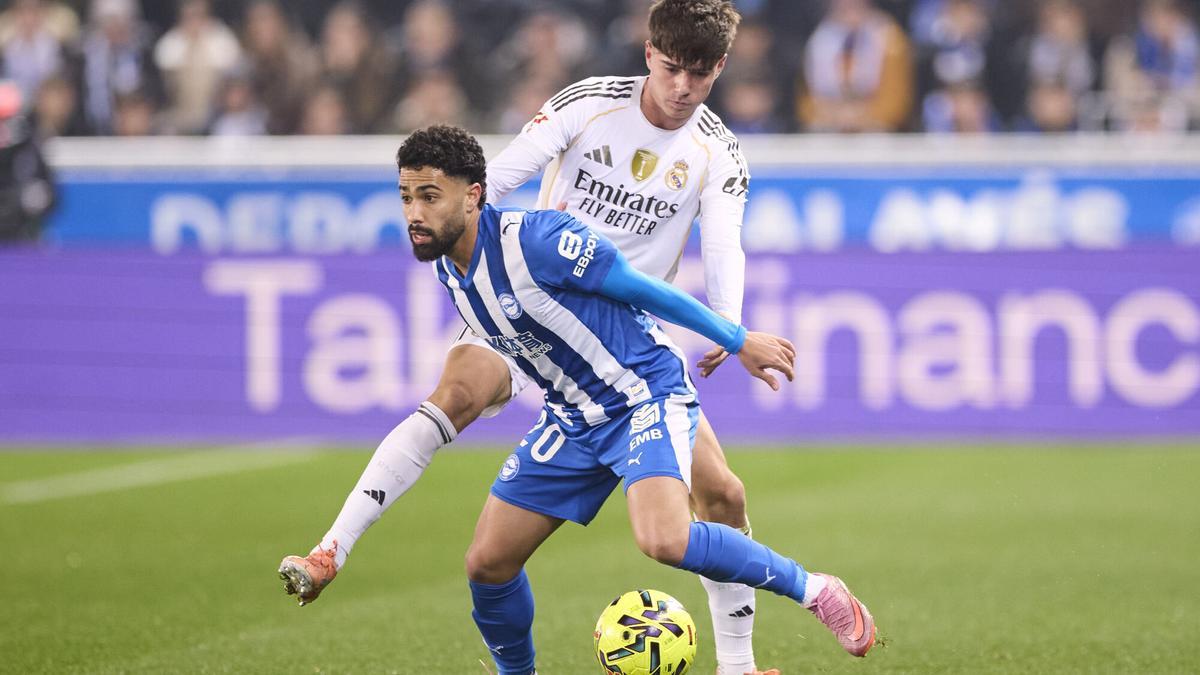Víctor Valdepeñas debutó con el Real Madrid