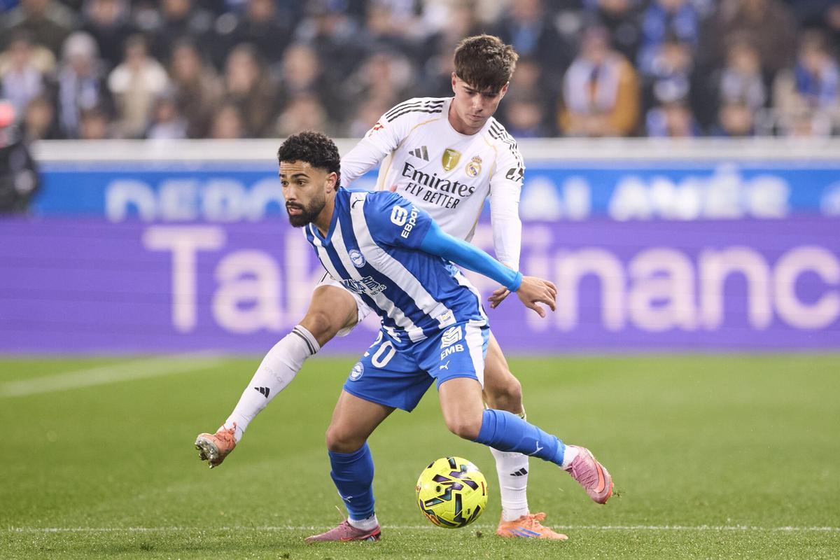 Víctor Valdepeñas debutó con el Real Madrid.