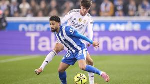 Víctor Valdepeñas debutó con el Real Madrid.