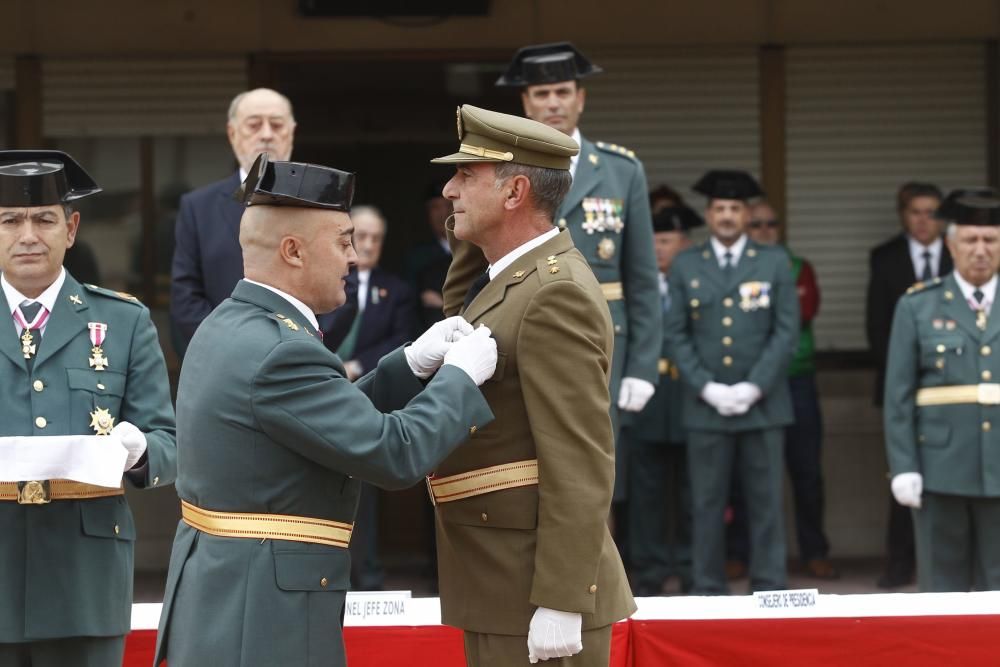 Actos oficiales en el cuartel del Rubín por el día del Pilar