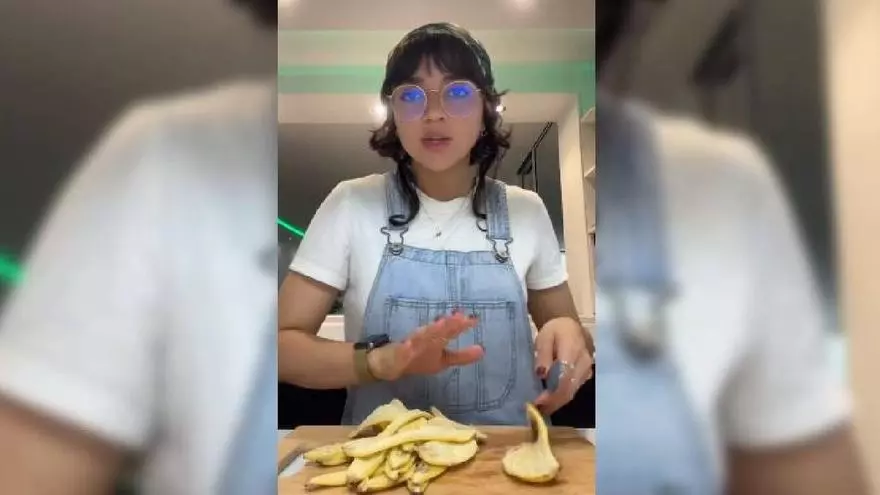 Receta viral de carne mechada, con plátano y sin carne