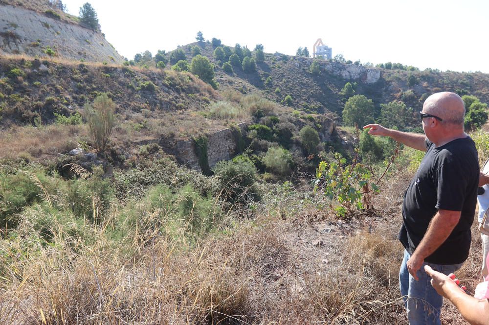 La asociación de vecinos del Palo critica el preocupante estado de abandono del puente del Arroyo del Judío, el arco del Camino de Vélez y la anexa casa de postas, elementos protegidos de finales del