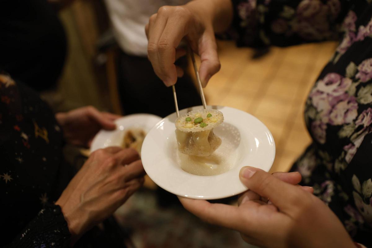El pincho del restaurante Ciudadela, con el que se abrió oficialmente el certamen