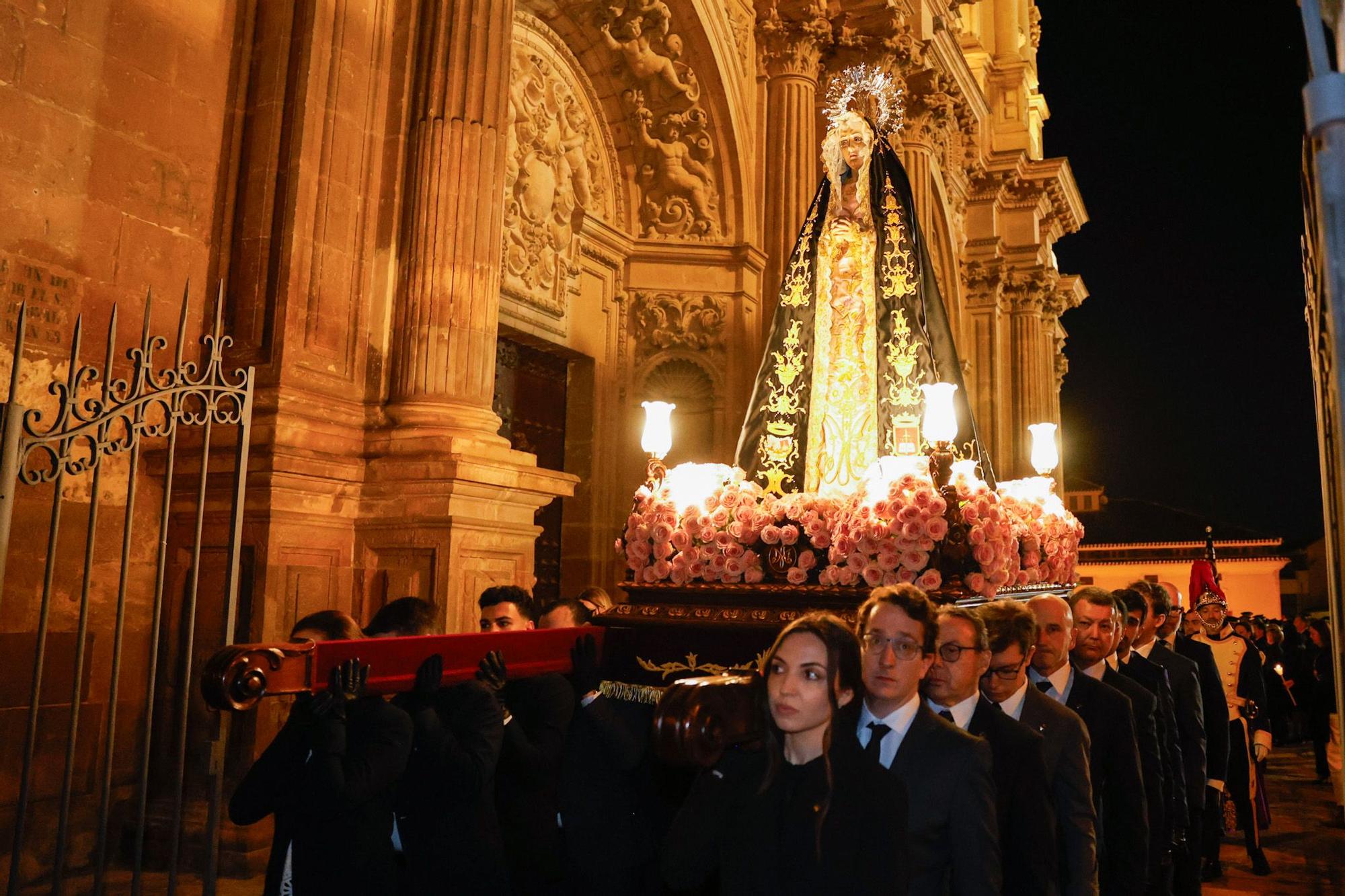 Procesión de la Virgen de la Soledad por el Casco Histórico de Lorca