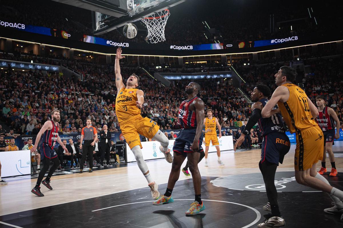 Copa del Rey, partido de cuartos de final del CB Canarias contra el Kosner Baskonia