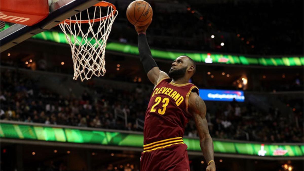 Lebron James lideró a los Cavaliers