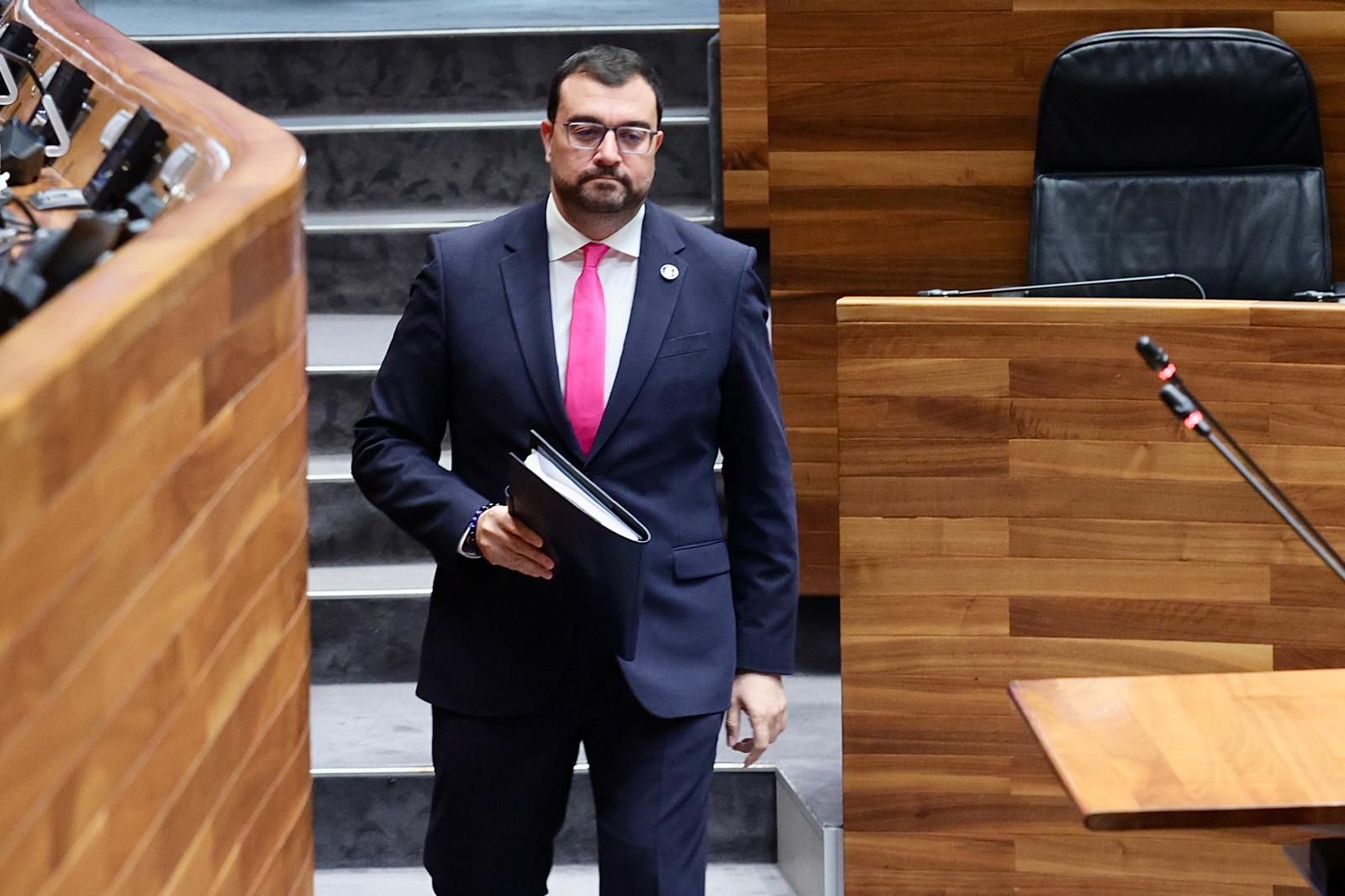 Adrián Barbón en la primera sesión del debate de orientación política 2025